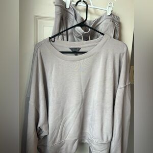 Danskin sweatpants set in beige, size XL